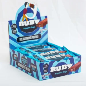 barra de proteína brigadeiro belga display com 12u